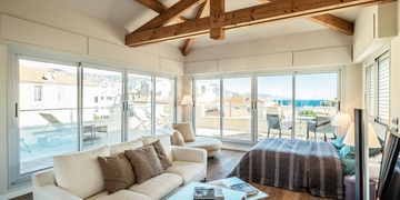 rooftop terrace bedroom